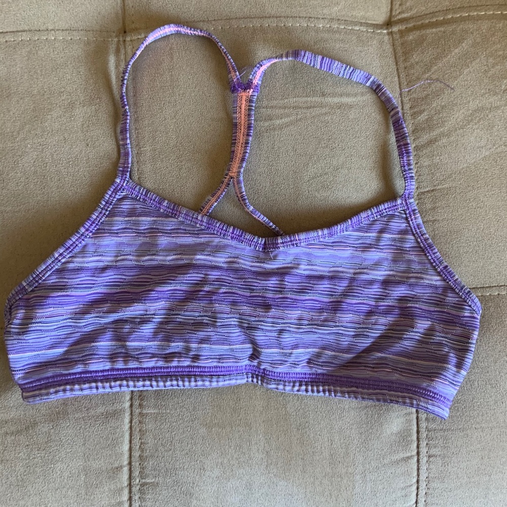 ivivva cop purple crop top